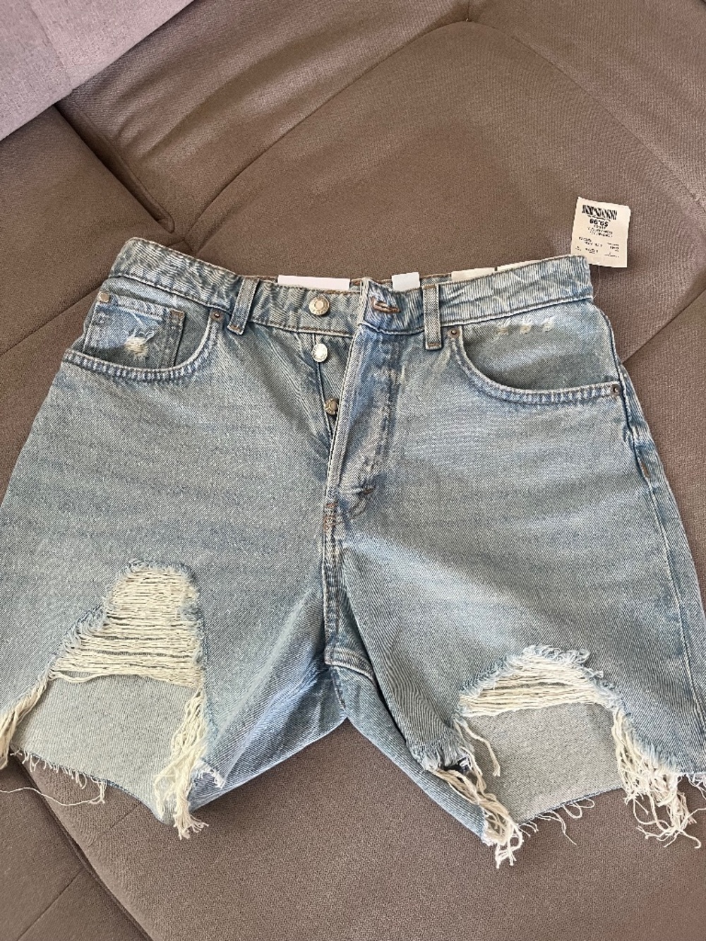 h&m denim shorts size 6